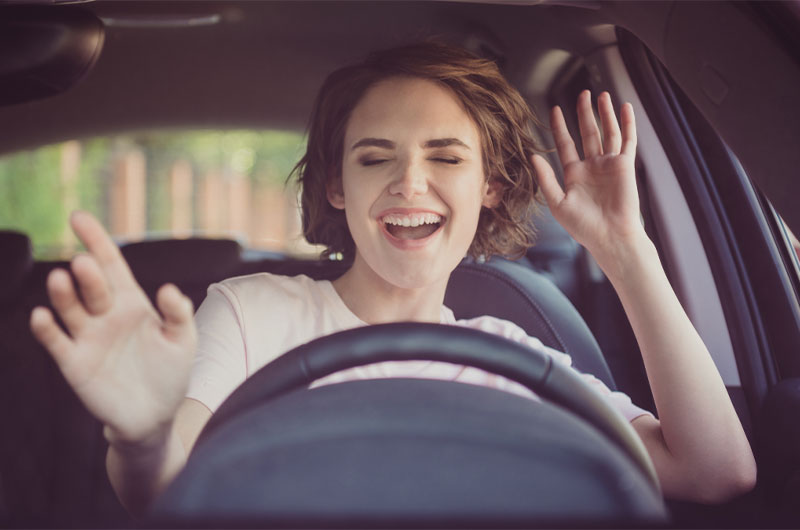 Lista de reproducción relajante para el viaje en coche después de salir delhospital.